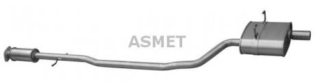 Глушитель системы выпуска, задний ASMET 12025