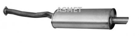 Глушитель выхлопных газов (конечный) ASMET 12035 (фото 1)