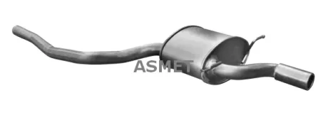 Глушник вихлопної системи задній MINI (R56), (R57) 1.6 09.06-11.13 ASMET 12042