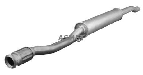 Глушник вихлопної системи середній MINI (R56), (R57), (R58), (R59), CLUBMAN (R55) 1.6 10.06-06.15 ASMET 12043