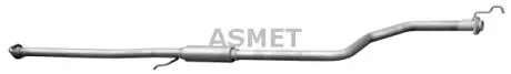 Передний глушитель, выпускная сист ASMET 13009