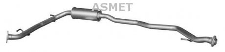 Передний глушитель, выпускная сист ASMET 13014