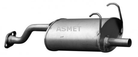 Задний. глушитель, выпускная сист. ASMET 13017 (фото 1)