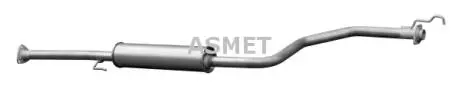 Передний глушитель, выпускная сист ASMET 13023