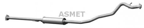 Передний глушитель, выпускная сист ASMET 13026