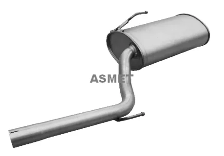 Глушник вихлопної системи задній HONDA ACCORD VII 2.0 02.03-05.08 ASMET 13044