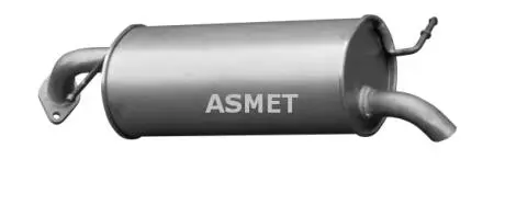 Задний. глушитель, выпускная сист. ASMET 15016