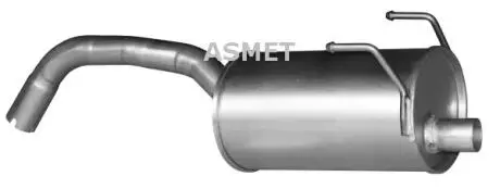 Задний. глушитель, выпускная сист. ASMET 16072