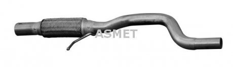 Задній. глушник,випускна сист. ASMET 16075 (фото 1)
