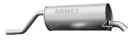 Задний. глушитель, выпускная сист. ASMET 16099