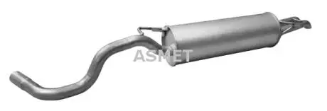 Глушитель выхлопных газов (конечный) ASMET 19031