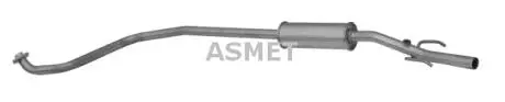 Центр. глушитель, выпускная сист. ASMET 20027