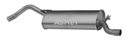 Глушитель выхлопных газов (конечный) ASMET 21007 (фото 1)