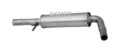 Центр. глушитель, выпускная сист. ASMET 21009