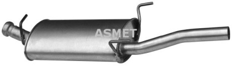 Глушник вихлопних газів (кінцевий) ASMET 23016