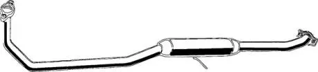 Глушник системи випуску (середній) ASMET 24043