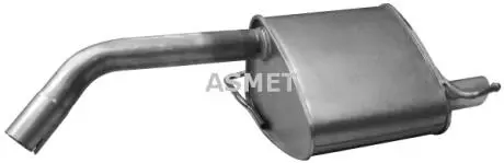 Задній. глушник,випускна сист. ASMET 29011