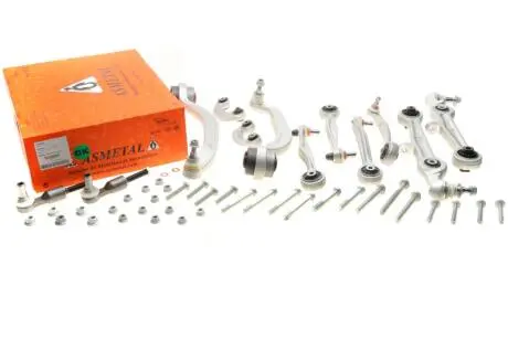 Комплект рычагов подвески (передней) Audi A4/VW Passat 00-05 (с болтами)) ASMETAL 13AU0202