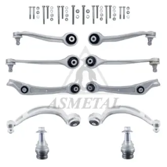 Комплект рычагов подвески (передней) Audi A4/A6/Q5 1.8-4.2 07-18 (M14x1,5) ASMETAL 13AU2502 (фото 1)