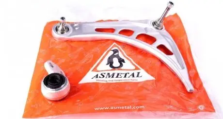 Рычаг подвески (передний/снизу) (L) BMW 3 (E46) 98- (с сайлентблоком)) ASMETAL 30BM2002