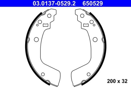 SZCZКKI HAM.SUZUKI SWIFT III 05-10 ATE 03013705292