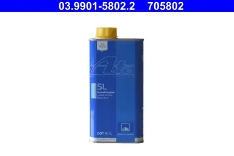 Гальмівна рідина SL DOT4 1L ATE 03.9901-5802.2