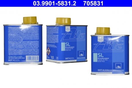 Тормозная жидкость SL DOT4 500ml ATE 03.9901-5831.2
