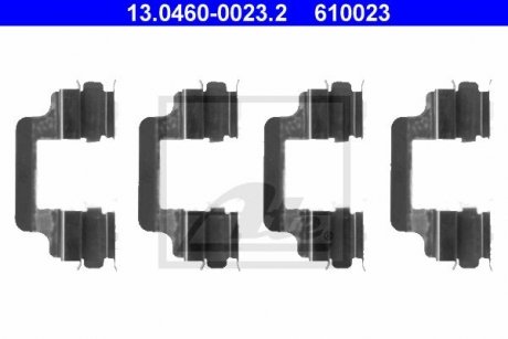 Комплект монтажних колодок ATE 13.0460-0023.2 (фото 1)