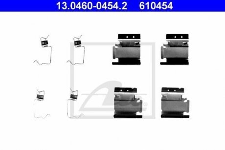 Монтажный набор тормозных колодок передний ATE 13046004542 (фото 1)