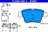 Гальмівні колодки, дискове гальмо (набір) ATE 13046038512 (фото 1)