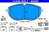 Колодки тормозные (передние) VW T6 15-(с датчиком) ATE 13046038932 (фото 1)