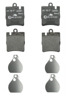 Комплект тормозных колодок из 4 шт. дисков ATE 13.0460-4065.2 (фото 1)
