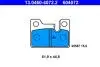 Комплект гальмівних колодок задн, BMW 3 (E21) 1.8/2.0/2.3 06.75-10.82 ATE 13046040722 (фото 1)