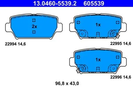 Автозапчасть ATE 13046055392