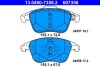 Тормозные колодки (передние) Citroen C4 04-11/Peugeot 207/308 07-14/208 12-/307 03-09/3008 09-16 ATE 13046073562 (фото 1)