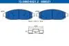 Комплект гальмівних колодок передн, JEEP COMMANDER, GRAND CHEROKEE III, GRAND CHEROKEE IV 3.0D-5.7 10.04- ATE 13046080212 (фото 1)
