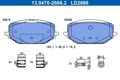 Автозапчасть ATE 13047026682