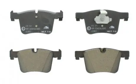 Комплект тормозных колодок, дисковый тормоз CERAMIC ATE 13.0470-3857.2
