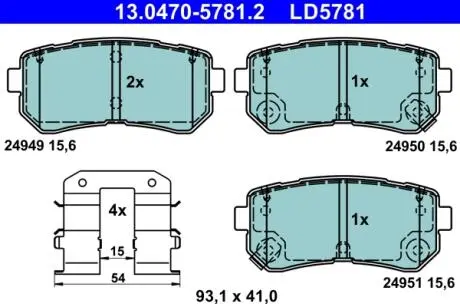 Автозапчасть ATE 13047057812