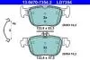 Тормозные колодки (задние) Audi A3/Seat Leon/Skoda Octavia/VW Golf VIII 19-/Caddy 20- ATE 13047073542 (фото 1)