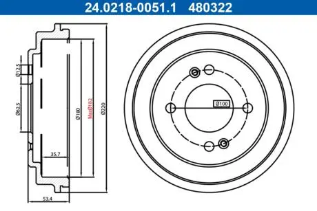 Автозапчасть ATE 24021800511