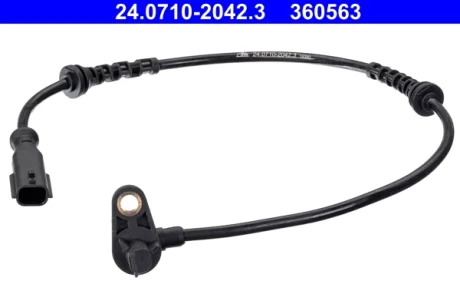 Датчик ABS задн Лів DACIA LOGAN, LOGAN EXPRESS, LOGAN MCV, SANDERO, RENAULT LOGAN I, SANDERO/STEPWAY I 1.0ALK-1.6LPG 08.04- ATE 24071020423