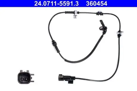 Датчик ABS пердній Opel Astra K 1.0-1.6D 06.15- ATE 24071155913