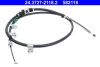 Трос стояночного гальма задн Прав (1672мм) MITSUBISHI PAJERO CLASSIC, PAJERO IV 3.2D/3.5/3.8 09.06- ATE 24372721182 (фото 2)