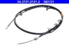 Трос стояночного гальма задн Прав (2012мм/1690мм, гальма: диск) MITSUBISHI PAJERO CLASSIC, PAJERO IV 3.0-3.8 09.06- ATE 24372721212 (фото 2)