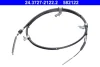 Трос стояночного гальма задн Прав (2334мм/1935мм, гальма: барабан) MITSUBISHI L200 / TRITON 2.5D 11.05-12.15 ATE 24372721222 (фото 2)
