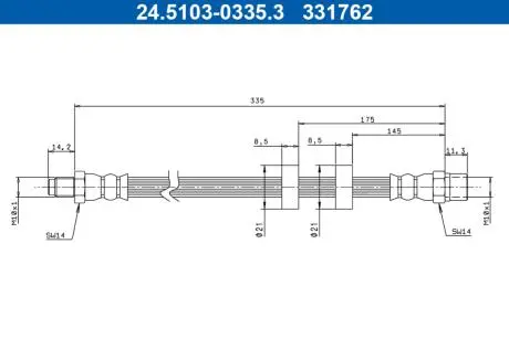 Автозапчасть ATE 24510303353
