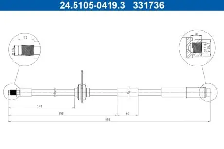 Автозапчасть ATE 24510504193