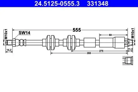Автозапчасть ATE 24512505553