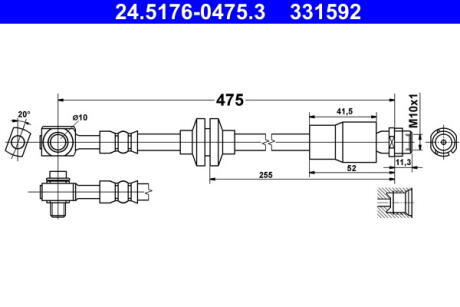 Автозапчасть ATE 24517604753